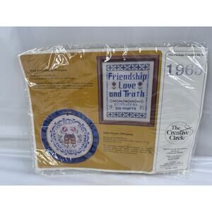 The Creative Circle Needlework Kit 1965 House Blessing Crafty DIY Grannycore